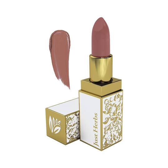 Just Herbs Ayurvedic Creamy Matte Lipstick - 09 Peachy Coral (1.8g)