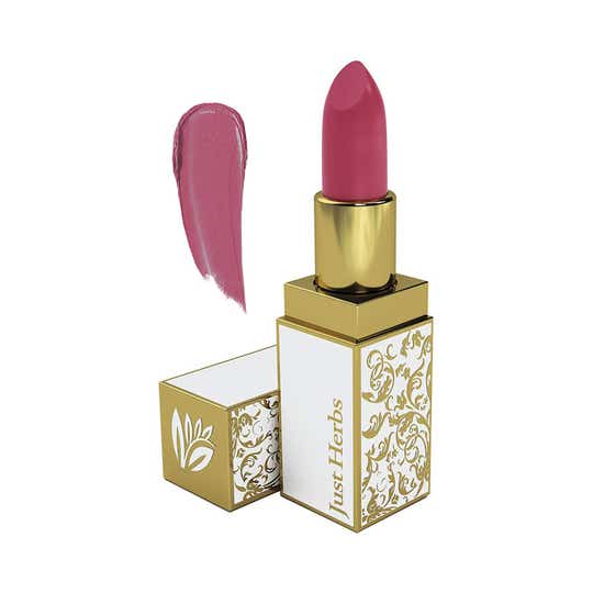 Just Herbs Ayurvedic Creamy Matte Lipstick - 01 Pink (4.2g)