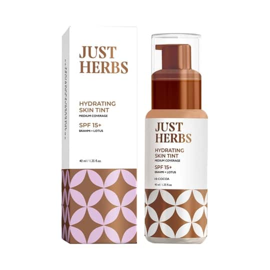 Just Herbs Hydrating Skin Tint BB Cream Foundation - 10 Cocoa (40ml)