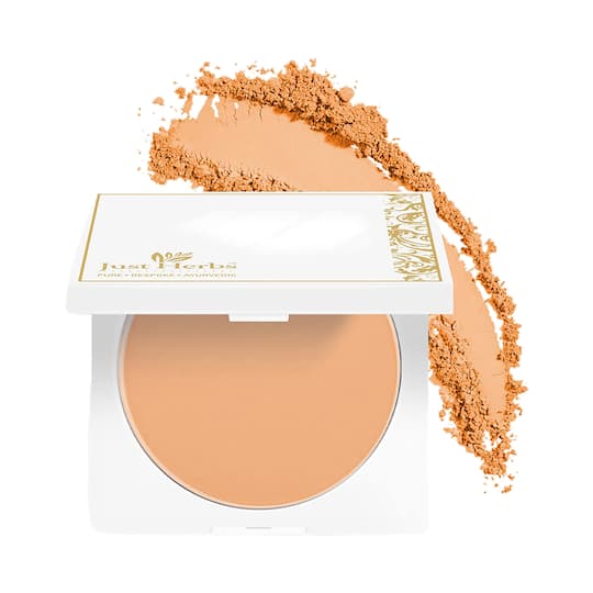 Just Herbs Mattifying & Hydrating Vitamin E SPF 15 Compact Powder - 01 Porcelain (9g)