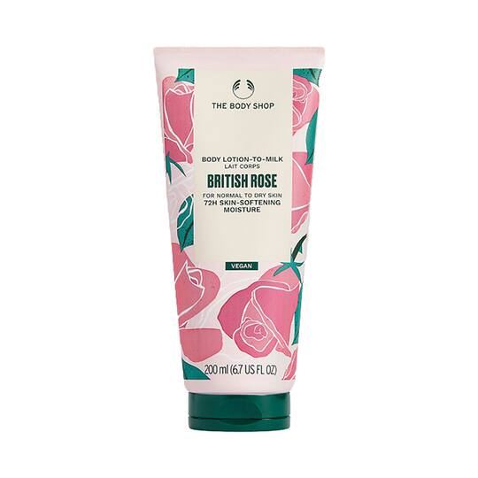 The Body Shop British Rose Lotion to Milk (200ml)