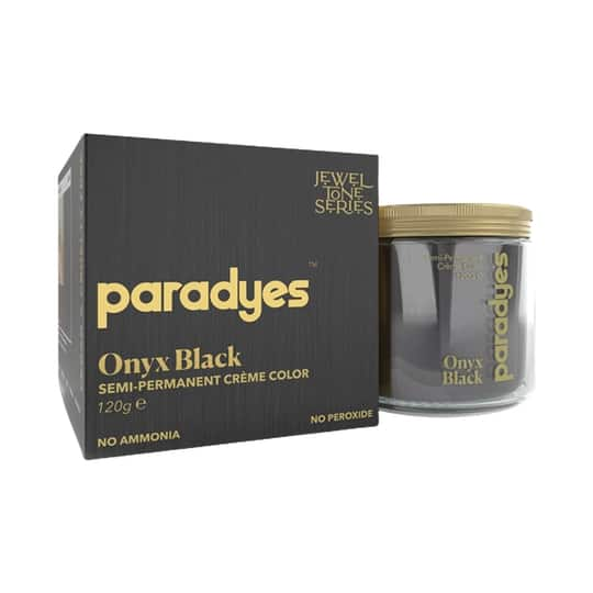 Paradyes Semi-Permanent Classic Hair Color Jar - Onyx Black (120g)