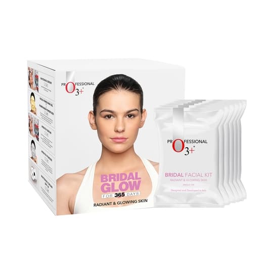 O3+ Bridal Facial Kit For Radiant & Glowing Skin - (6 Pcs)