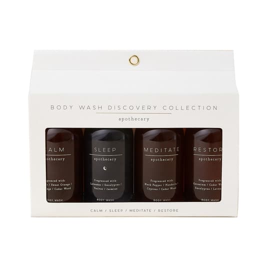 Marks & Spencer The Apothecary Body Wash Discovery Collection - (4 Pcs)