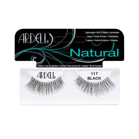 Ardell Natural Strip Eyelashes 117 Black - 61710 (1 Pair)