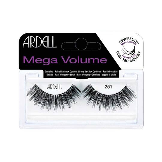 Ardell Mega Volume Eyelashes 251 Black - 65849 (1 Pair)