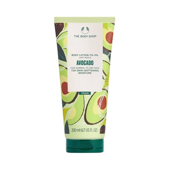 The Body Shop Avocado Lotion-To-Oil (200ml)