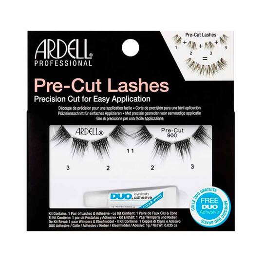 Ardell Pre-Cut Eyelashes 900 Black - 67464 (1 Pair)