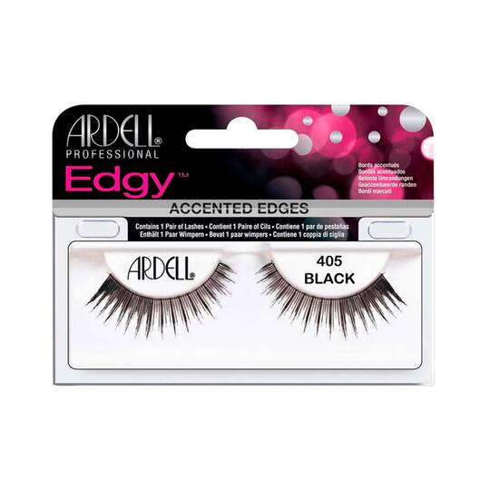 Ardell Professional Edgy Eyelashes 405 Black - 61825 (1 Pair)