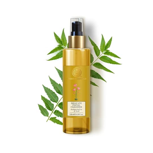 Forest Essentials Kashmiri Saffron & Neem Delicate Facial Cleanser (130ml)