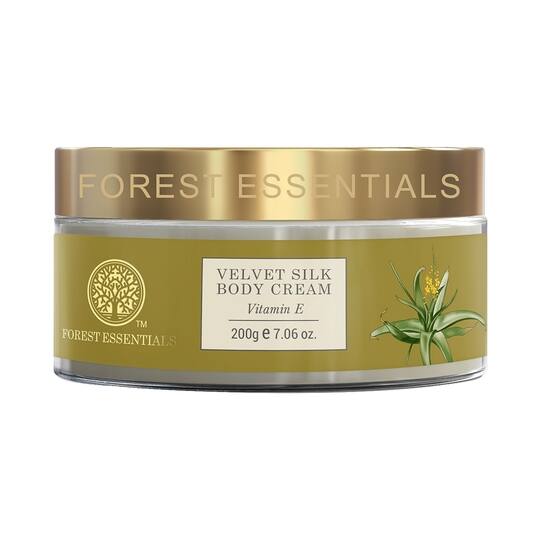 Forest Essentials Vitamin E Velvet Silk Body Cream (200g)