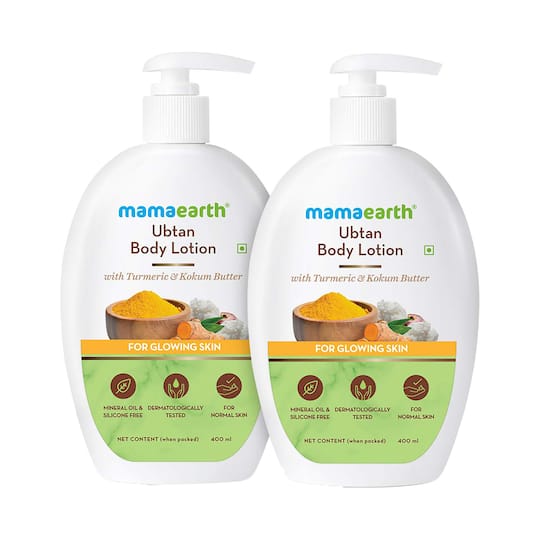 Mamaearth Ubtan Body Lotion Combo - (2 Pcs)
