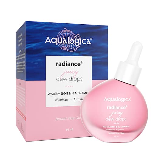 Aqualogica Radiance+ Juicy Dew Drops with Watermelon & Niacinamide (30 ml)