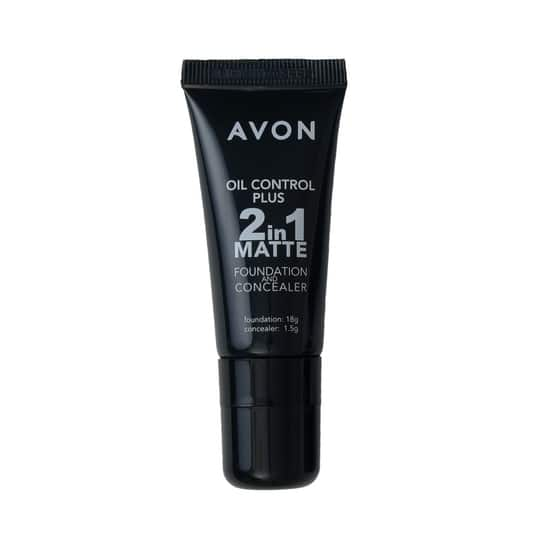 Avon True Oil Control Plus 2-In-1 Matte Foundation & Concealer - Neutral (3.3g)