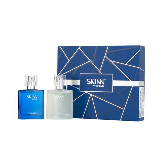 Skinn by Titan Raw and Verge Eau De Parfum for Men (2Pcs)