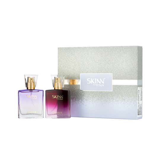 Skinn by Titan Celeste and Sheer Eau De Parfum for Women (2Pcs)