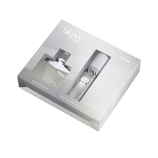 Skinn by Titan Raw Coffret Perfume and Deodorant (2Pcs)