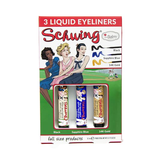 theBalm Cosmetics Schwing Trio Liquid Eyeliner - (3Pcs)