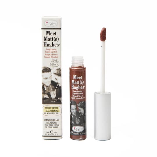 theBalm Cosmetics Meet Matte Hughes Liquid Lipstick - Trustworthy (7.4ml)