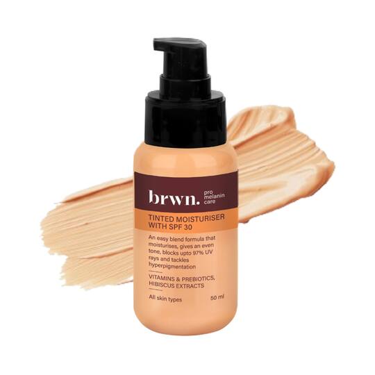 brwn. pro-melanin care Tinted Moisturiser with SPF 30 BB Cream Redefined - Beige (50ml)