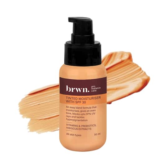 brwn. pro-melanin care Tinted Moisturiser with SPF 30 BB Cream Redefined - Pine (50ml)