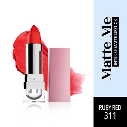 Blue Heaven Matte Me Intense Matte Lipstick - Ruby Red 311 (4 g)