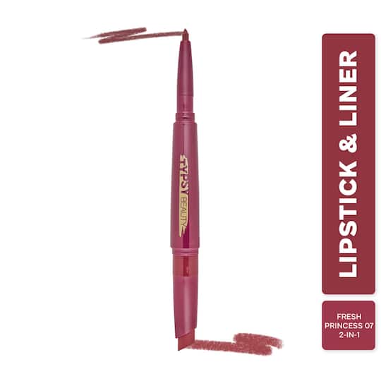 Typsy Beauty Twist & Pout Lipstick & Lip Liner - Fresh Princess (0.91g)