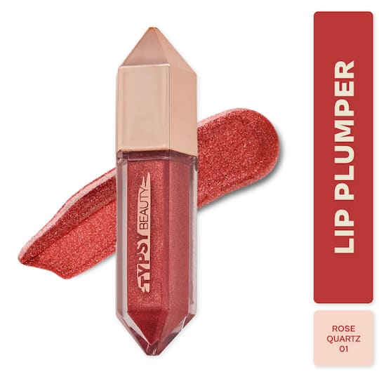 Typsy Beauty Crystal Crush Plumping Gloss - 01 Rose Quartz (7ml)