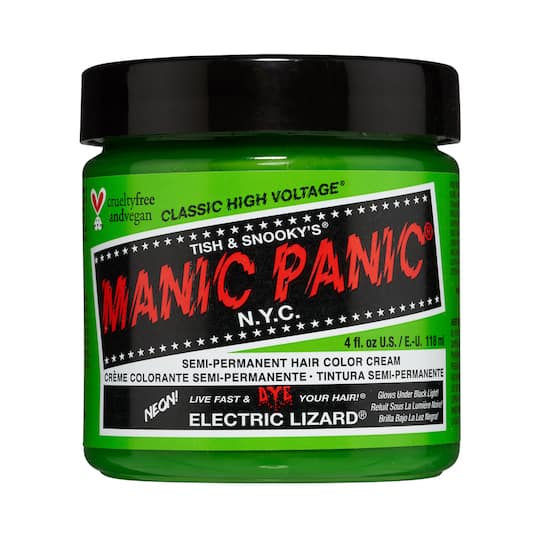 Manic Panic Classic High Voltage Semi Permanent Hair Color Cream - Electric Lizard (118ml)