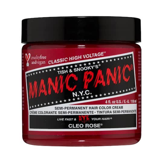 Manic Panic Classic High Voltage Semi Permanent Hair Color Cream - Cleo Rose (118ml)