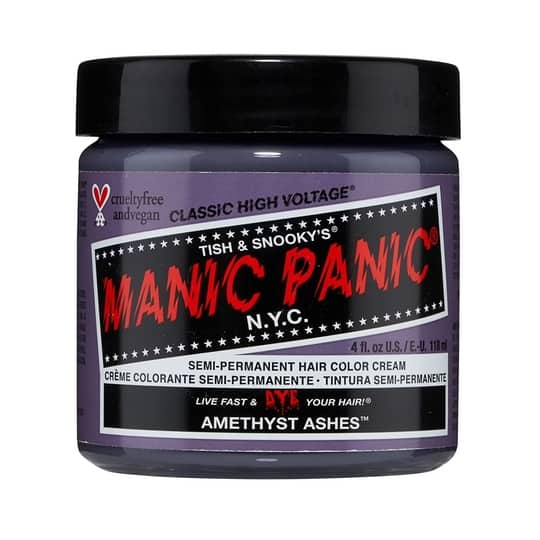 Manic Panic Classic High Voltage Semi Permanent Hair Color Cream - Amethyst Ashes (118ml)