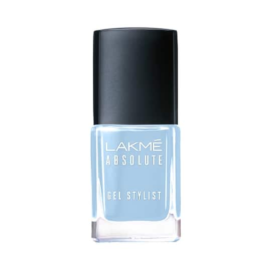 Lakme Absolute Gel Stylist Nail Polish - Baby Blue (12ml)