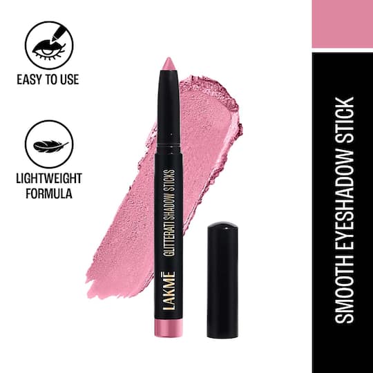 Lakme Glitterati Shadow Sticks - Hawaian Pink (1.4 g)