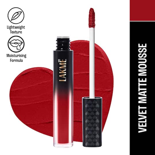 Lakme Xtraordin-airy Lip Mousse - Scarlet Siren (4.6 g)
