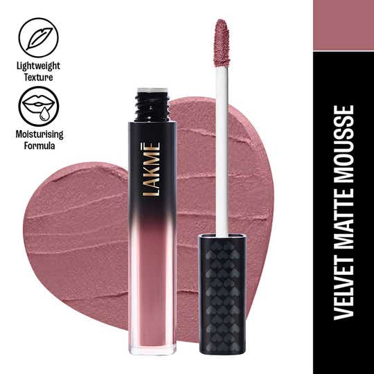 Lakme Xtraordin-airy Lip Mousse - Pink Veil (4.6 g)