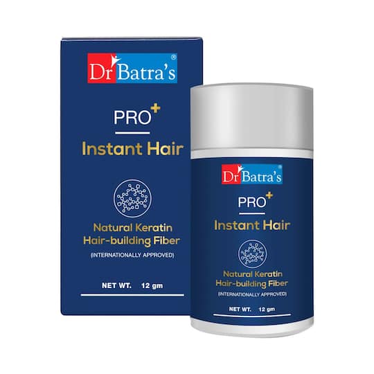 Dr Batra's Pro Instant Hair Natural Keratin Hair Building Fibre Black (12g)