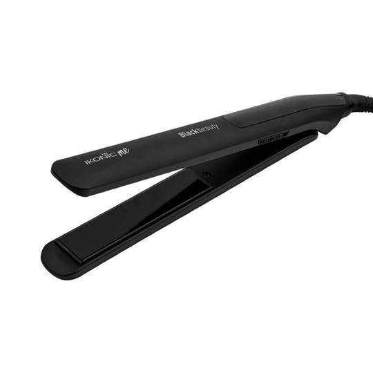 Ikonic Professional Black Beauty Hair Iron Straightener - Black (1 pc)