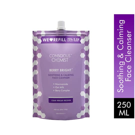 Conscious Chemist Pore Refining Brightening Face Wash Refill Pack (250ml)