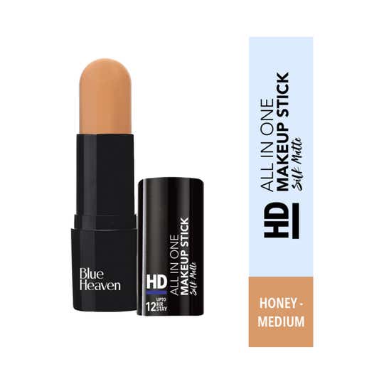 Blue Heaven HD All In One Makeup Stick - Honey Medium (10g)