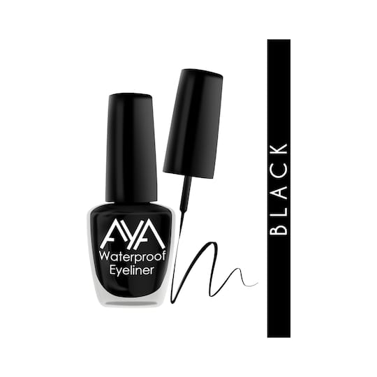 AYA 24 Hrs Long Lasting & Waterproof Eyeliner - Black (5ml)
