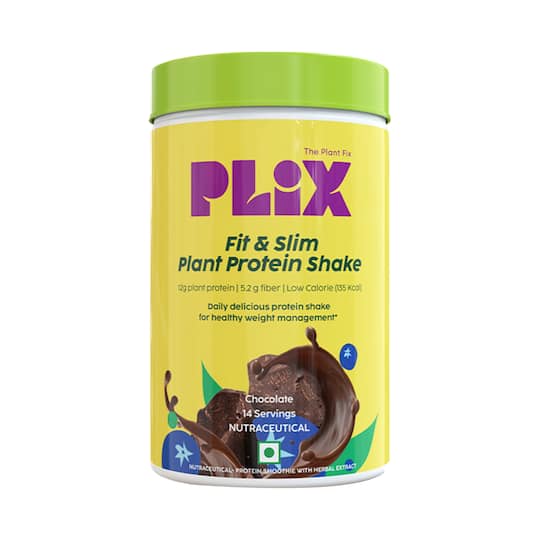Plix Fit & Slim Plant Protein Shake Chocolate Flavour (500g)