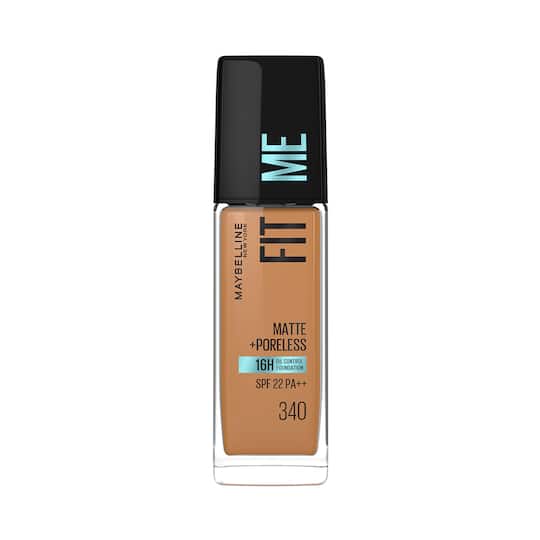 Maybelline New York Fit Me Matte + Poreless Liquid Foundation SPF 22 - 340 Cappuccino (30ml)