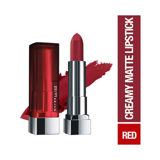 Maybelline New York Color Sensational Creamy Matte Lipstick - 612 Cherry Chic (3.9g)