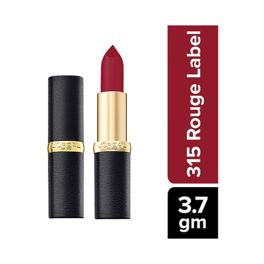 L'Oreal Paris Color Riche Moist Matte Lipstick - 315 Rouge Label (3.7g)