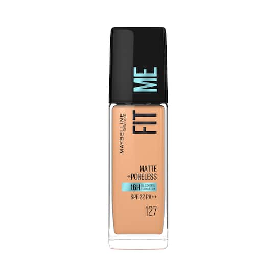 Maybelline New York Fit Me Matte + Poreless Liquid Foundation SPF 22 - 127 Golden Honey (30ml)