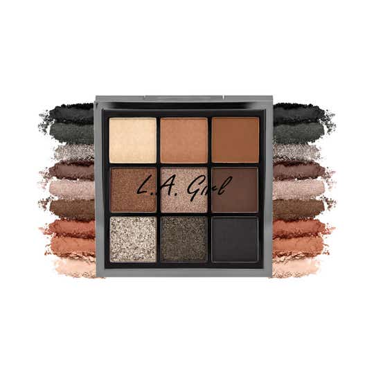 L.A. Girl Keep It Playful 9 Color Eyeshadow Palette - GES433 Downplay (14 g)