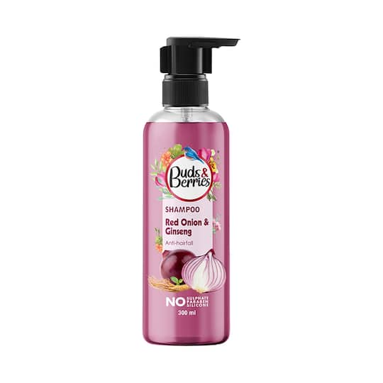 Buds & Berries Red Onion And Ginseng Shampoo (300ml)