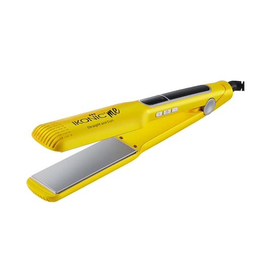 Ikonic Professional 2-In-1 Straight and Curl Wide - Yellow (1 pc)