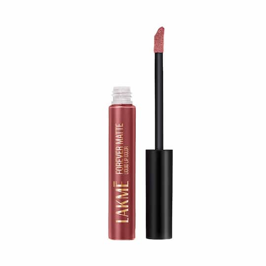 Lakme Forever Matte Liquid Lip 16hr Lipstick Lightweight & Transferproof - Pink Venus (5.6 ml)