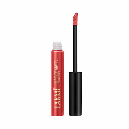 Lakme Forever Matte Liquid Lip 16hr Lipstick Lightweight & Transferproof - Pink Vintage (5.6 ml)